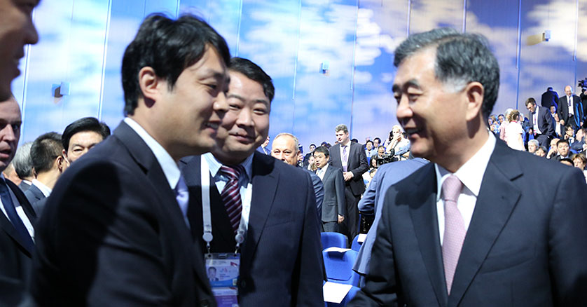 Our Corporation, as the Representative of China Enterprises, accompanied Vice-premier Wang Yang to participate in EAST RUSSIA ECNOMIC FORUM